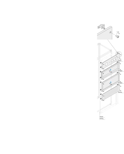 ABB SPA - ABBPPFA1060 PANNELLO CIECO AERATO H=100MM L=600MM