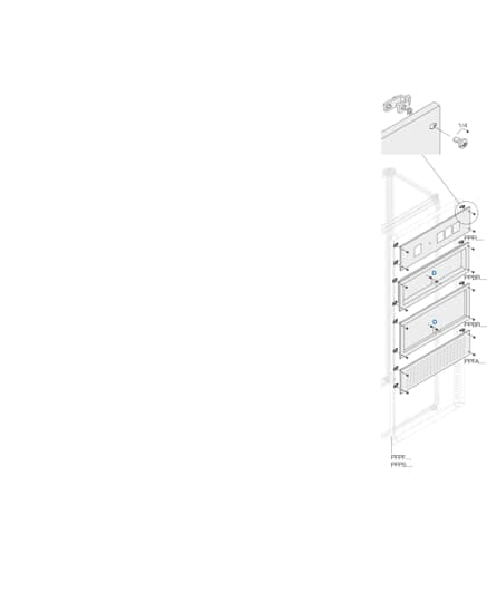 ABB SPA - ABBPPFI2968 PANNELLO 2 STRUMENTI 96X96 L=800MM