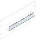 ABB SPA - ABBAD1086 N.10 OTTURATORI FER.DIN L=2000MM RAL7035