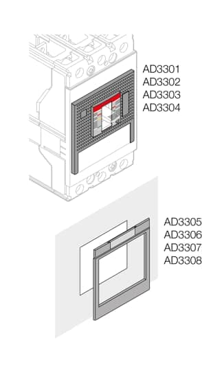 ABB SPA - ABBAD3301 PLACCA LUCIDA XT1 3P MONT. SU GUIDA DIN