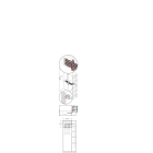 ABB SPA - ABBPITV6000 N.1 ISOLATORE PER CONNESSIONI T6 VERTICA