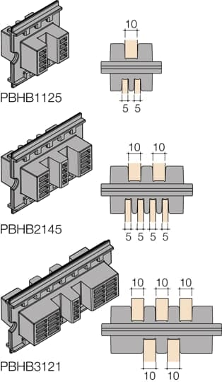 ABB SPA - ABBPBHB1125 N.24 SUPPORTI ISOLANTI BARRE L=50MM