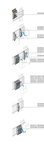 ABB SPA - ABBED2654 MODULO BASE L1/NEUTRO ALTO 40A SN201-DS9