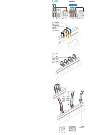 ABB SPA - ABBED3103 N.10 MODULI UNIPOLARI ALIMENTAZIONE L3