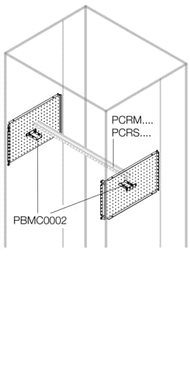 ABB SPA - ABBPMCS2257 N.2 MODULI CON. LATERALI H=225MM P=700MM