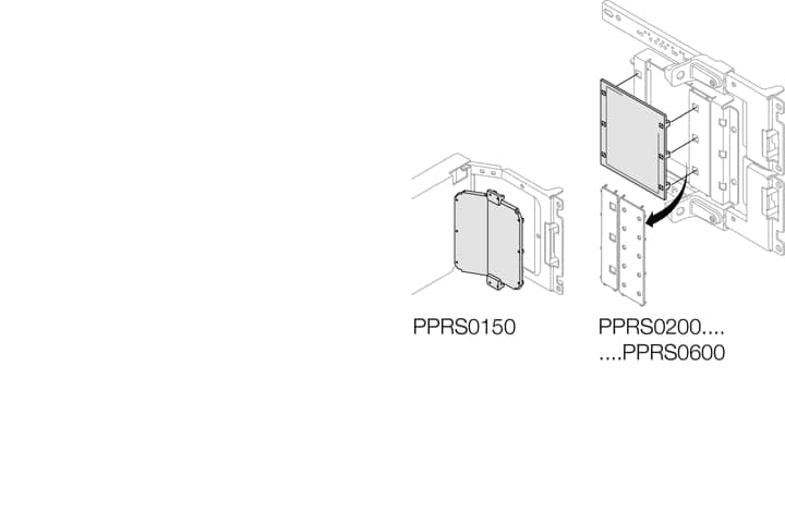ABB SPA - ABBPPRS0400 COPERT.GOMMA X SEGR.VER.PRET.H=400MM