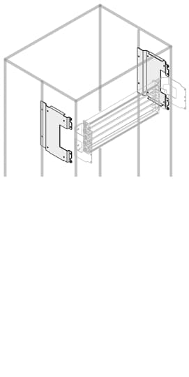 ABB SPA - ABBPLSU0300 SEGREG.LAT.UNIFIX H/GUIDA DIN CENT.H=300