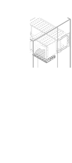 ABB SPA - ABBPSHS1600 RIPIANO ORIZ. PER CUBICOLO P1 L=600MM