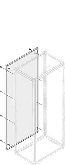 ABB SPA - ABBPPEB2040 PAN. ESTERNO IP30/40 H=2000MM L=400MM