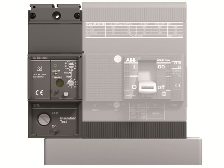 ABB SPA - ABB1SDA067121R1 RC SEL 200 HV 85...690VAC XT1 4P F