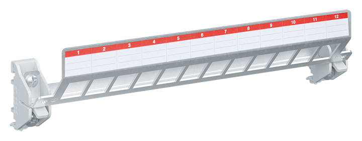 ABB SPA - ABB41Z123 PATCHPANEL 16 POSIZIONI PER MULTIMEDIA