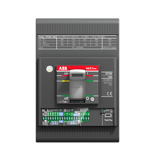 ABB SPA - ABBXT2N160LS-I3 XT2N 160 EKIP DIP LS/I IN=160A 3P F F