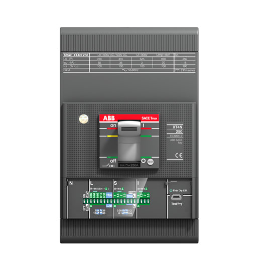 ABB SPA - ABBXT4H250LS-I3 XT4H 250 EKIP DIP LS/I IN=250A 3P F F