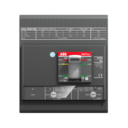 ABB SPA - ABBXT2N160TMA4 XT2N 160 TMA 160-1600 4P F F INN=50%