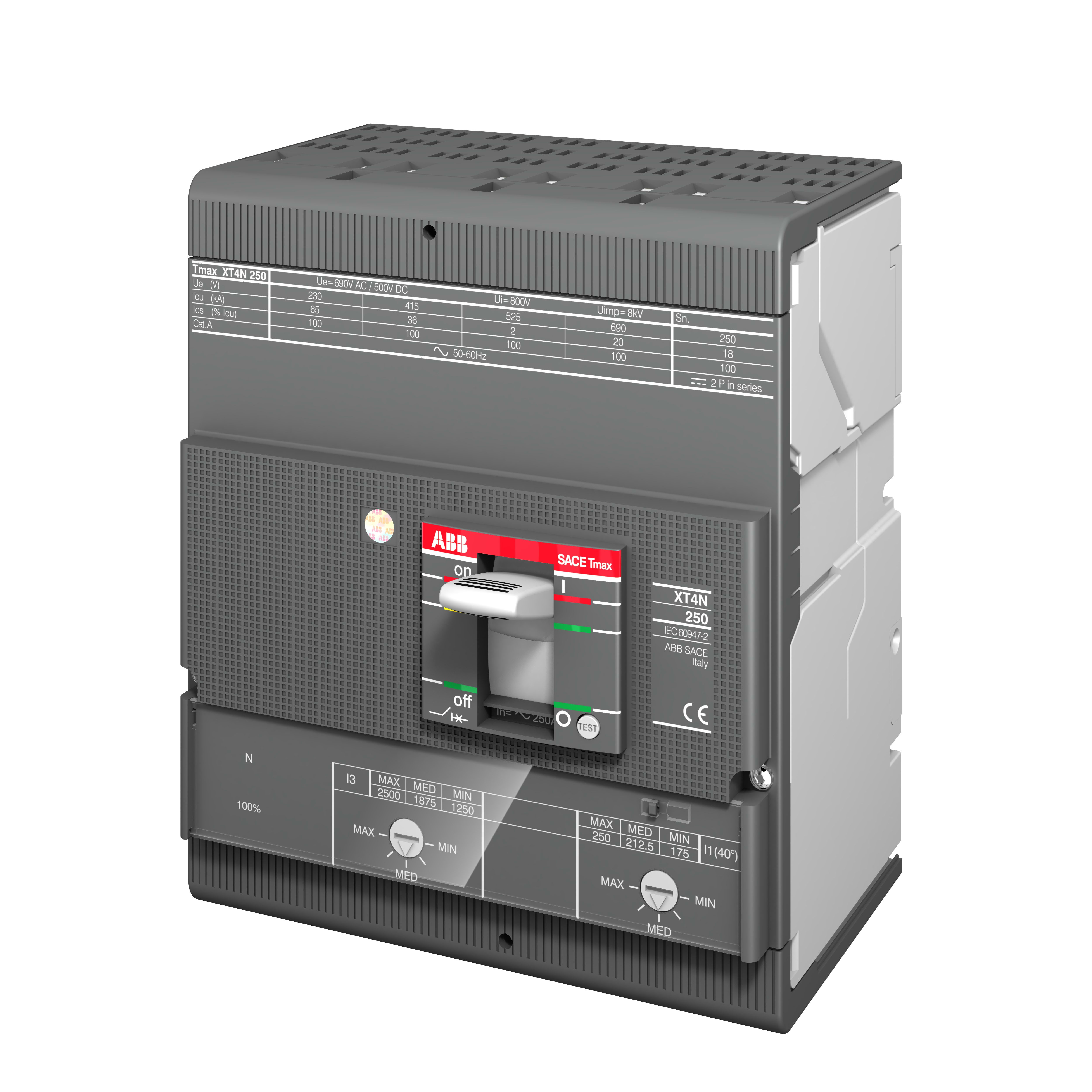 ABB SPA - ABBXT4N63TMA4 XT4N 160 TMA 63-630 4P F F