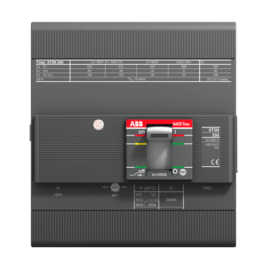 ABB SPA - ABB1SDA069104R1 XT3N 250 TMD 250-2500 4p F F x GEN.MACCH