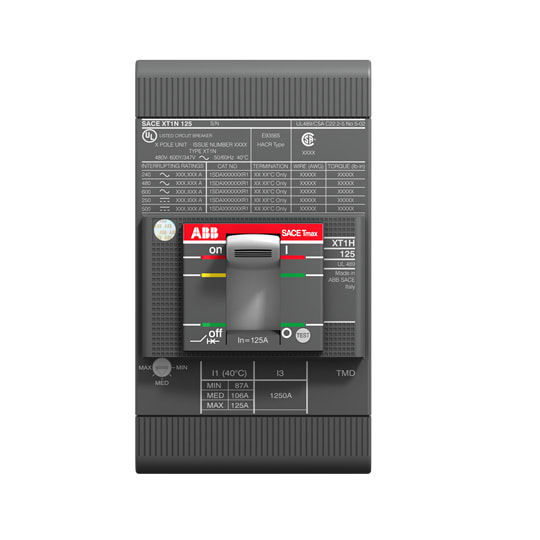 ABB SPA - ABB1SDA074644R1 XT1N 125 TMF 80-800 3P F F UL/CSA