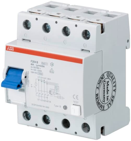 ABB SPA - ABBF204B80300 F204 B-80 / 0.3 INT.DIFFER. PURO 4P