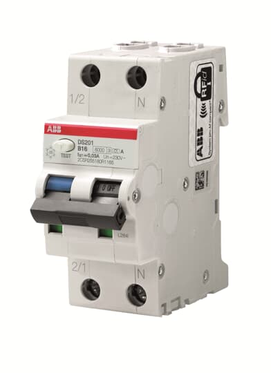ABB SPA - ABBDS201C40A30 DS201 INT.DIFF.MAGN.6KA 1P+N A C40 30MA