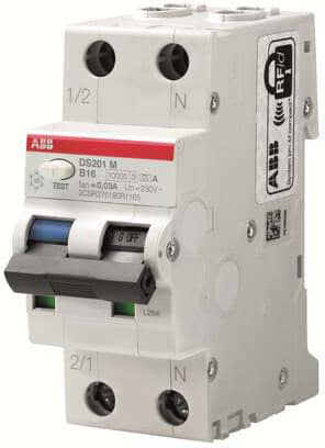 ABB SPA - ABBDS201MC6APR30 DS201 M INT.DIFF.MAGN.10KA 1P+N APR C6 3