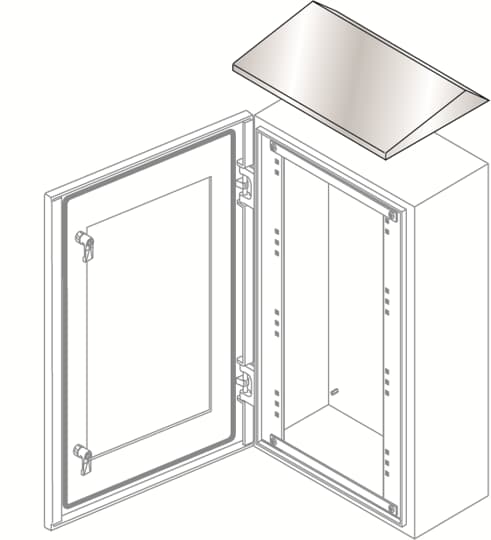 ABB SPA - ABBTT8030X TETTO PARASPRUZZI 800X300 LXP-INOX
