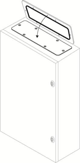 ABB SPA - ABBFLN6830X N.1 FLANGIA PASSACAVI 800X300 LXP
