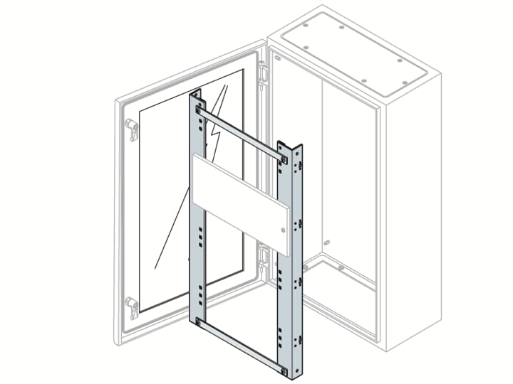 ABB SPA - ABBKD1060K SUPP.MONT.PAN.DIN 1000X600MM (HXL)