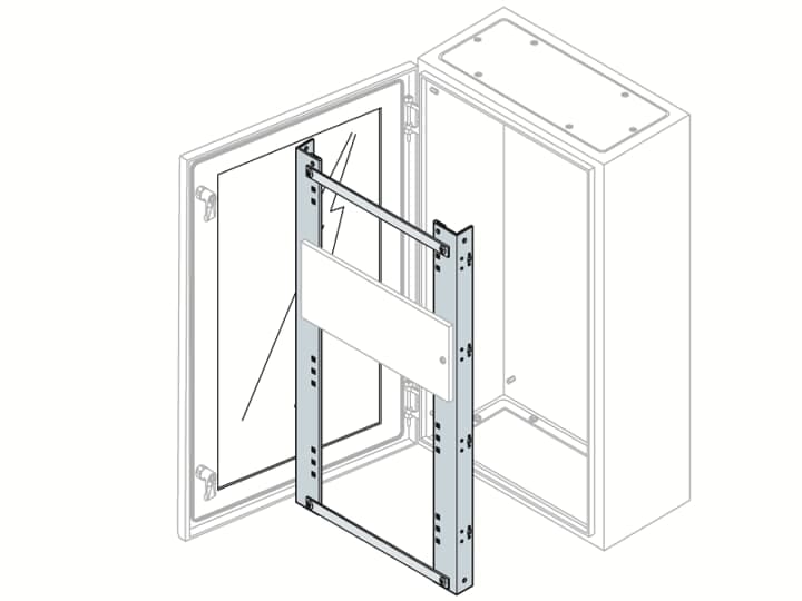 ABB SPA - ABBKD1080K SUPP.MONT.PAN.DIN 1000X800MM (HXL)