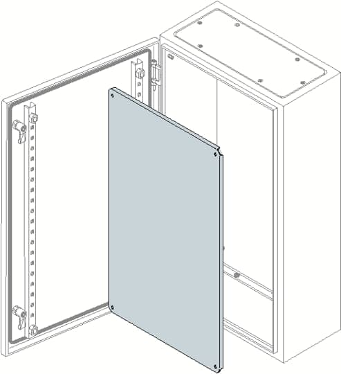 ABB SPA - ABBPF8060 PIASTRA ZINCATA 800X600MM (HXL)
