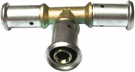 HENCO - CAPPELLOTTO - CPL9P262626 TEE IN OTTONE 26X26X26