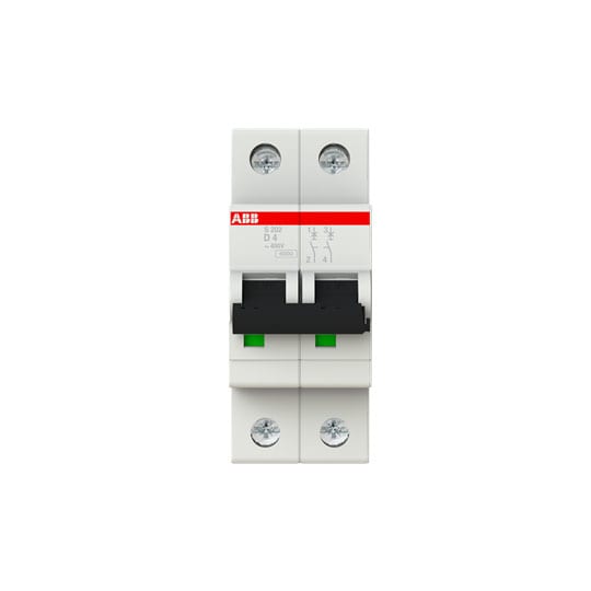 ABB SPA - ABBS530538 S202 D 4 INTERRUTTORE AUTOMATICO 6KA 2P