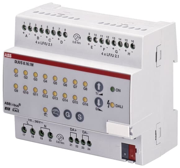 ABB SPA - ABBKNXH001 DLR/S 8.16.1M REGOLAT LUMIN DALI 8CANALI