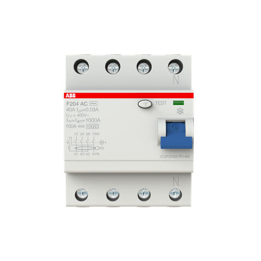 ABB SPA - ABBF427813 F204 AC 40A 30MA INTERR.DIFFERENZ. PURO