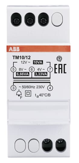 ABB SPA - ABBTM1012 TM10 4-8-12V TRASFORMATORE 10VA