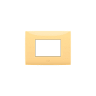 ABB SPA - ABB2CSK0311CH PLACCA 3 MODULI, GIALLO PASTELLO