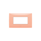 ABB SPA - ABB2CSK0412CH PLACCA 4 MODULI, ARANCIONE PASTELLO