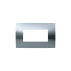 ABB SPA - ABB2CSK0416CH PLACCA 4 MOD. CROMO SATINATO