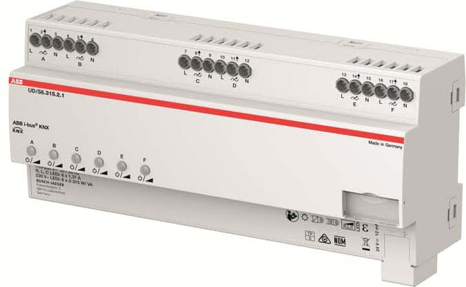 ABB SPA - ABB2CKA006197A0061 UD/S6.315.2.1 DIMMER LED 6 CANALI, 315 V