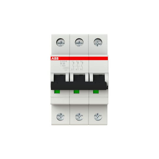 ABB SPA - ABBS549707 S203M B20 INTERRUTTORE AUTOMATICO 10KA 3