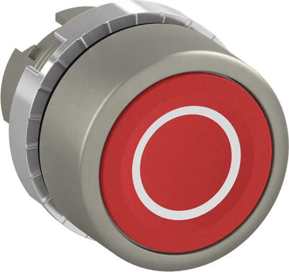 ABB SPA - ABBP9MPNRG029 PULSANTE ROSSO A FILO, NON-ILLUM. CON SI