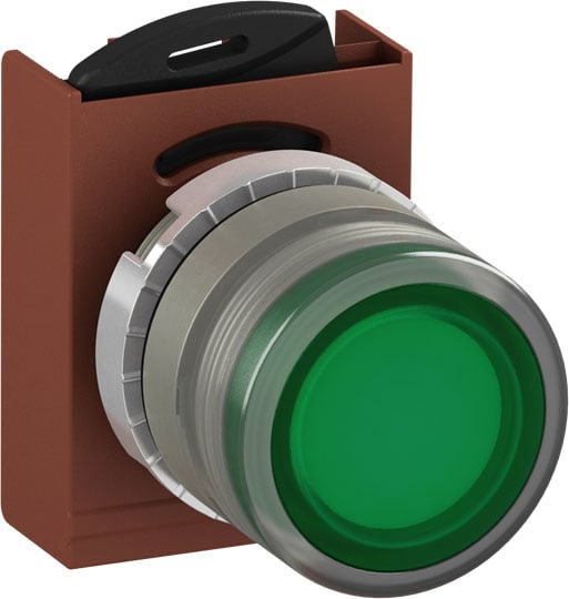 ABB SPA - ABBP9MPLVGD PULS. LUMINOSO, SATIN, FILO, VERDE