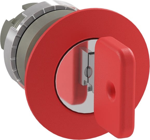 ABB SPA - ABBP9MER4RN PULS. FUNGO ROSSO 40MM SBLOCCO ROTAZ.