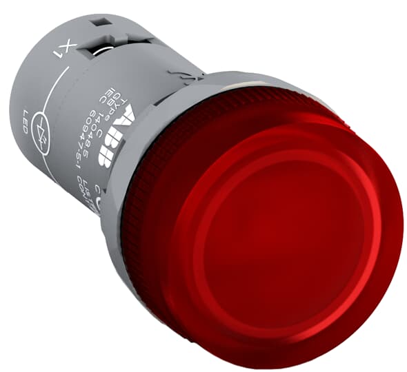 ABB SPA - ABBCL2623R CL2-623R LAMP. LED ROSSO, 230VCA (IND)