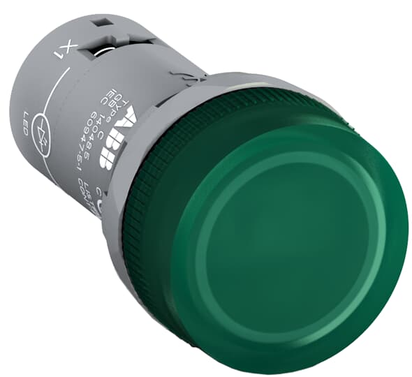 ABB SPA - ABBCL2623G CL2-623G Lamp. LED  VERDE, 230Vca(Ind)
