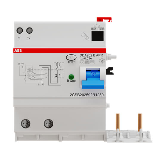 ABB SPA - ABBB274802 DDA202 B APR 25A 30MA BLOCCO DIFF. 2P