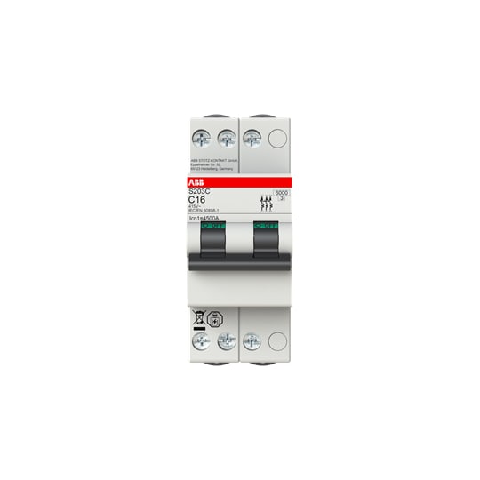 ABB SPA - ABBS203CC20 S203C-C20 INTERR. AUTOMATICO 3P2M 6KA