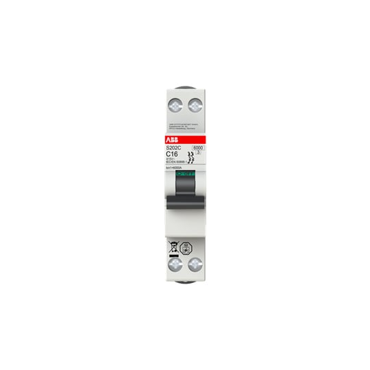 ABB SPA - ABBS202CC6 S202C-C6 INTERR. AUTOMATICO 2P1M 6KA