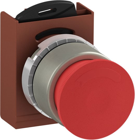 ABB SPA - ABBP9MEM3GN FUNGO HD INST. PULS., SATIN, 28MM-GIALLO