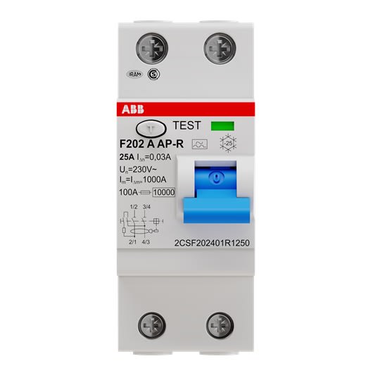 ABB SPA - ABBF427851 F202 A AP-R 25A 30MA INT.DIFFEREN. PURO