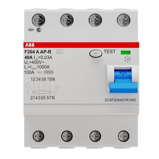 ABB SPA - ABBF427855 F204 A AP-R 40A 30MA INT.DIFFERENZ.PURO
